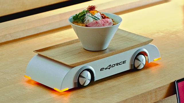 日產e-4ORCE技術完美“配送”拉面！