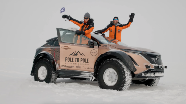 創造不凡！ARIYA艾睿雅成為史上首臺成功跨越南北兩極的純電動車！